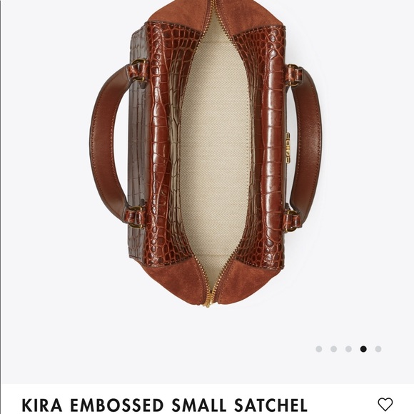 Kira Embossed Satchel - Picture 6 of 6